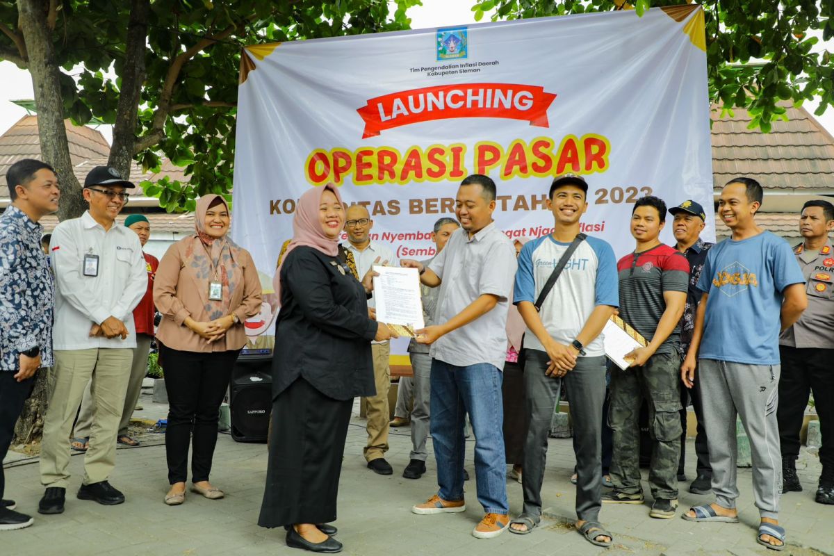 TPID Sleman beri reduksi biaya distribusi kepada pedagang beras